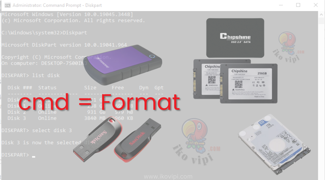How to format Hard-Drives Using CMD